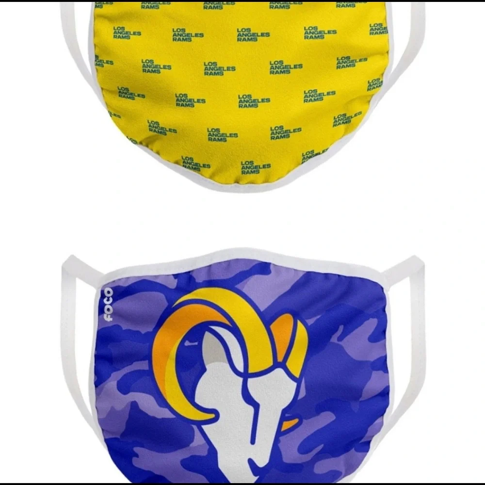 NWT NFL LA Rams Face Masks/Face cover Los Angeles Rams Super Bowl New